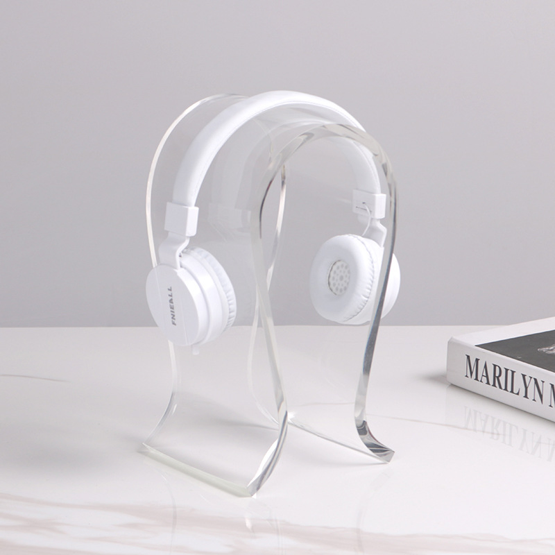 Organic Glass Headphone Stand Headphone Display Stand