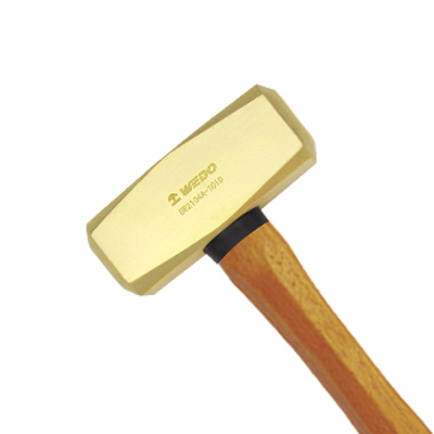Wedo Professional High Quality Brass Hammer Sledge (German Type) Wooden Handle