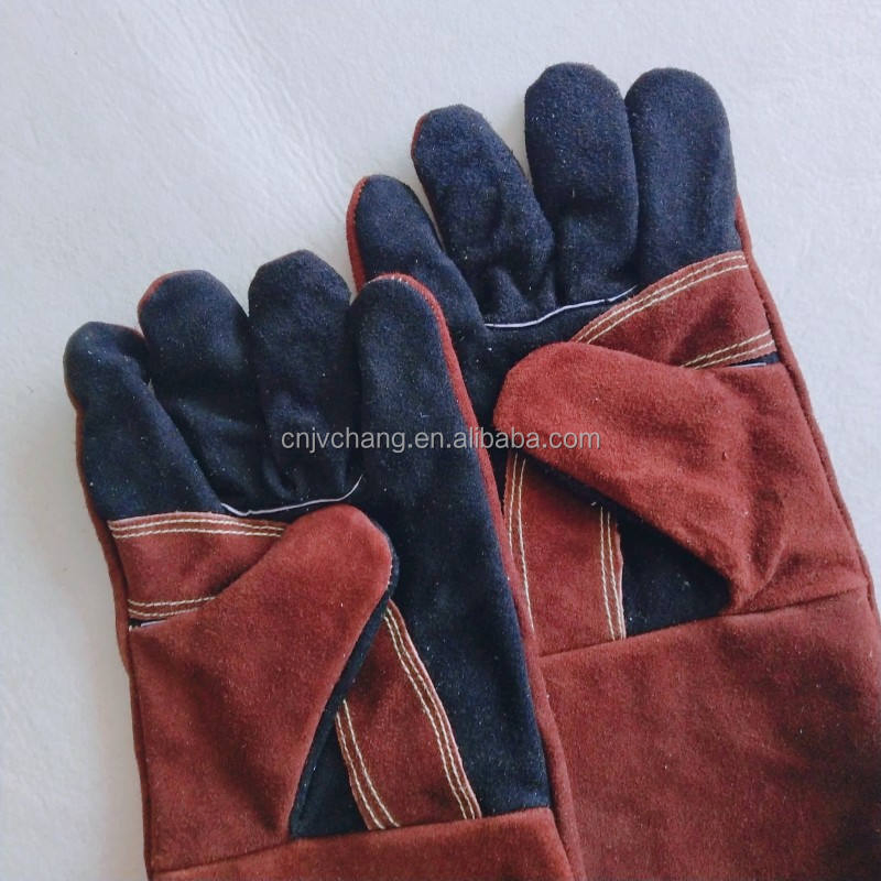 Heavy-Duty Cowhide Leather Baking Mittens for Ultimate Protection