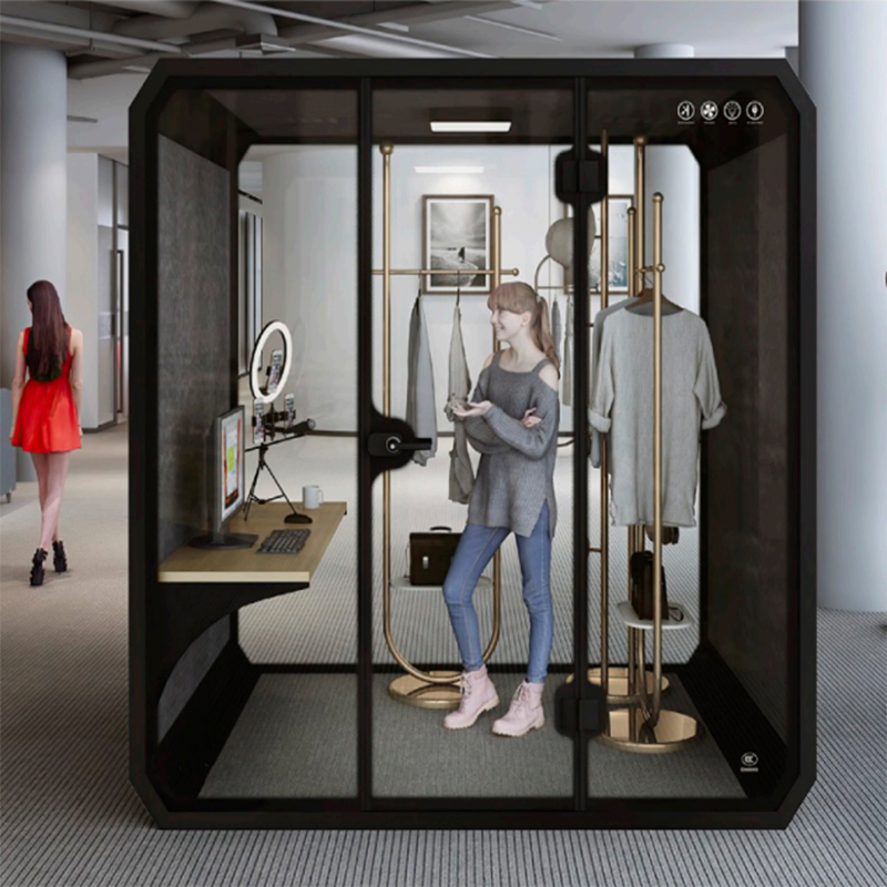 Good Quality Luxury Container House Silent Pod Recording Studio - Acoustic Booth for Podcasting, Voiceovers, and Music