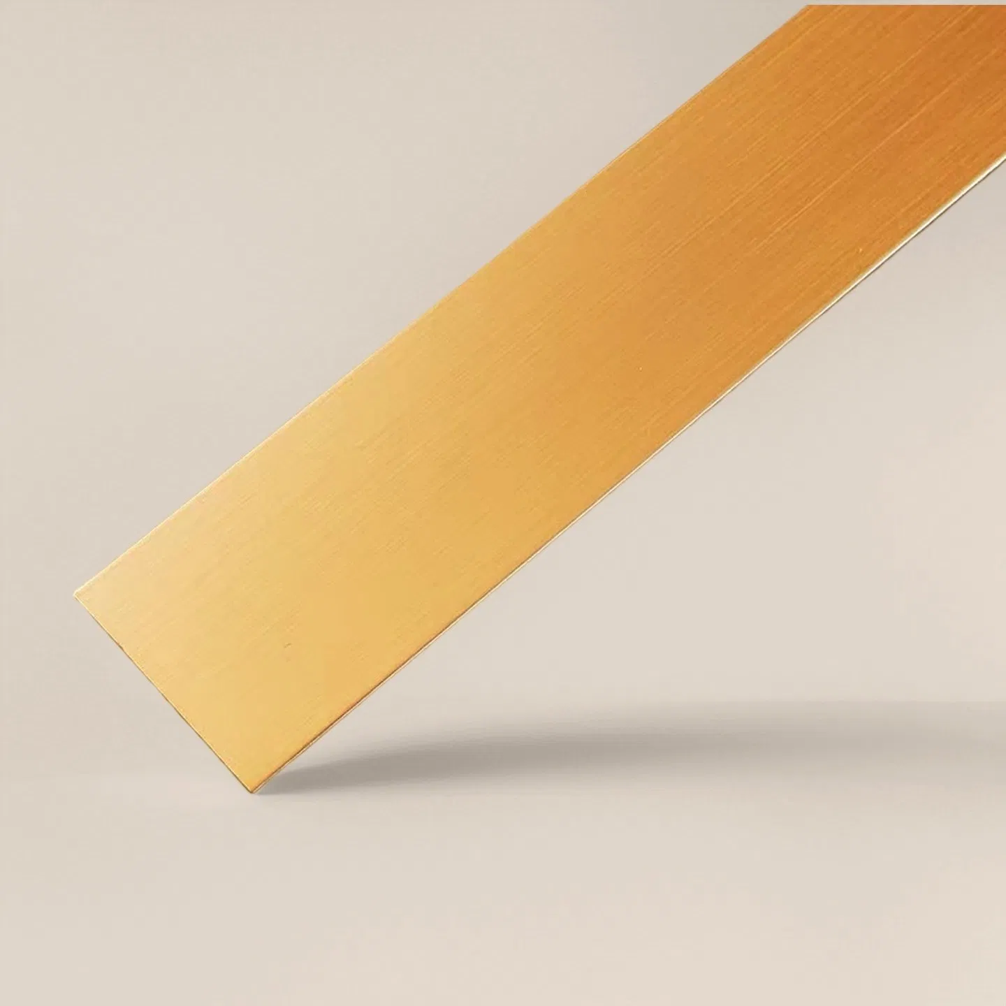 T&C F48 Stainless Steel Flat Strip Black Mirror Brushed Trim PVD Color Flat Edge Trim for Modern Interiors