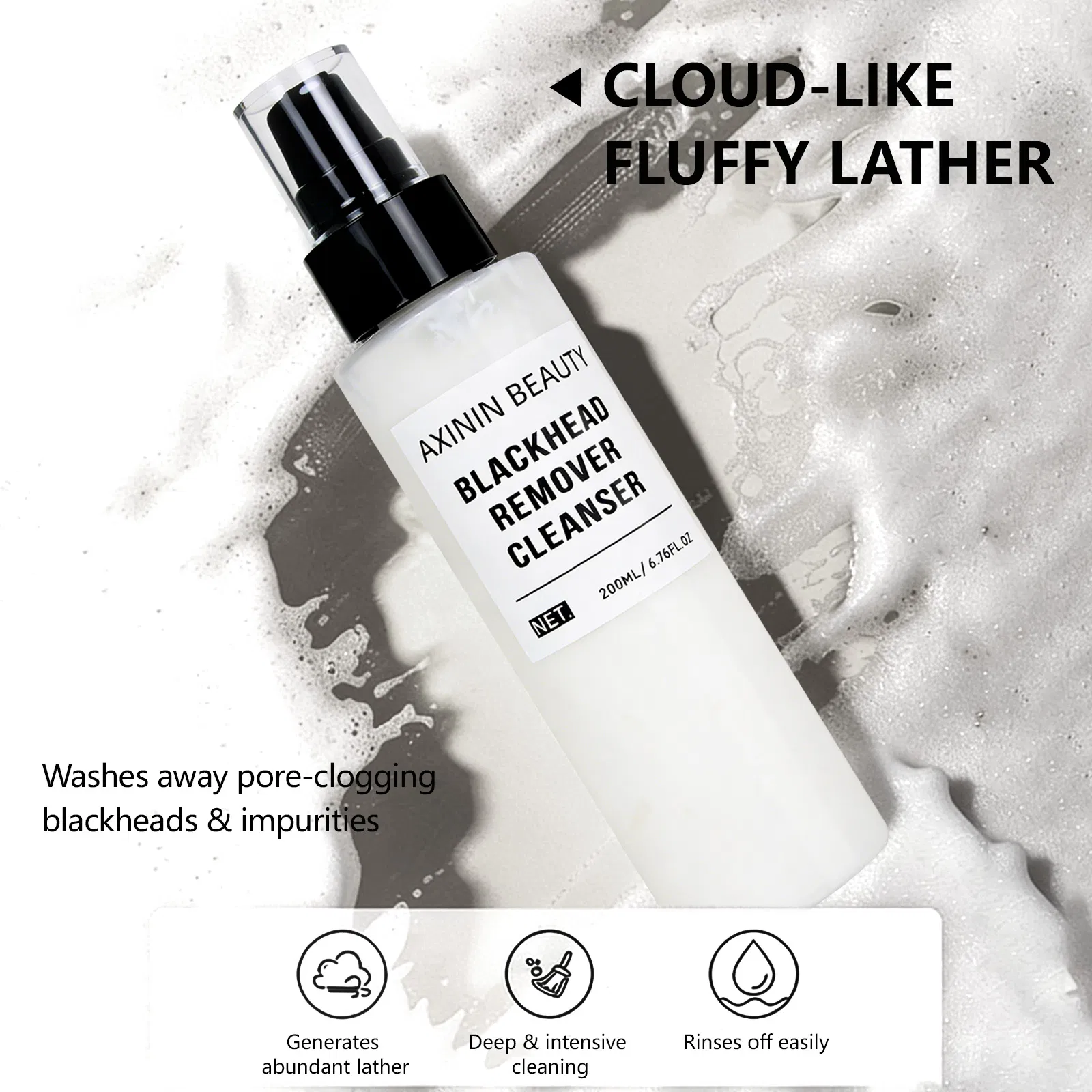 Beauty Cosmetics Skin Care Requlates Sebum Production Blackhead Remover Cleanser