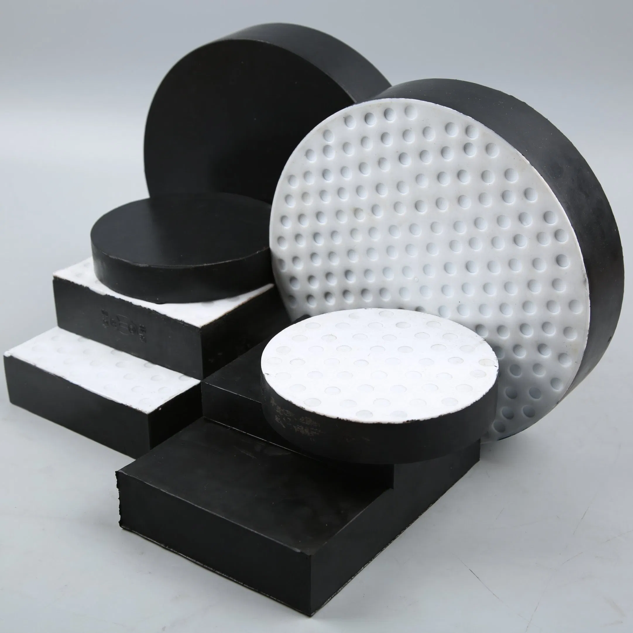 Laminated Elastomeric Bearing Pad PTFE Sliding Rubber Bearing Pads for Highway