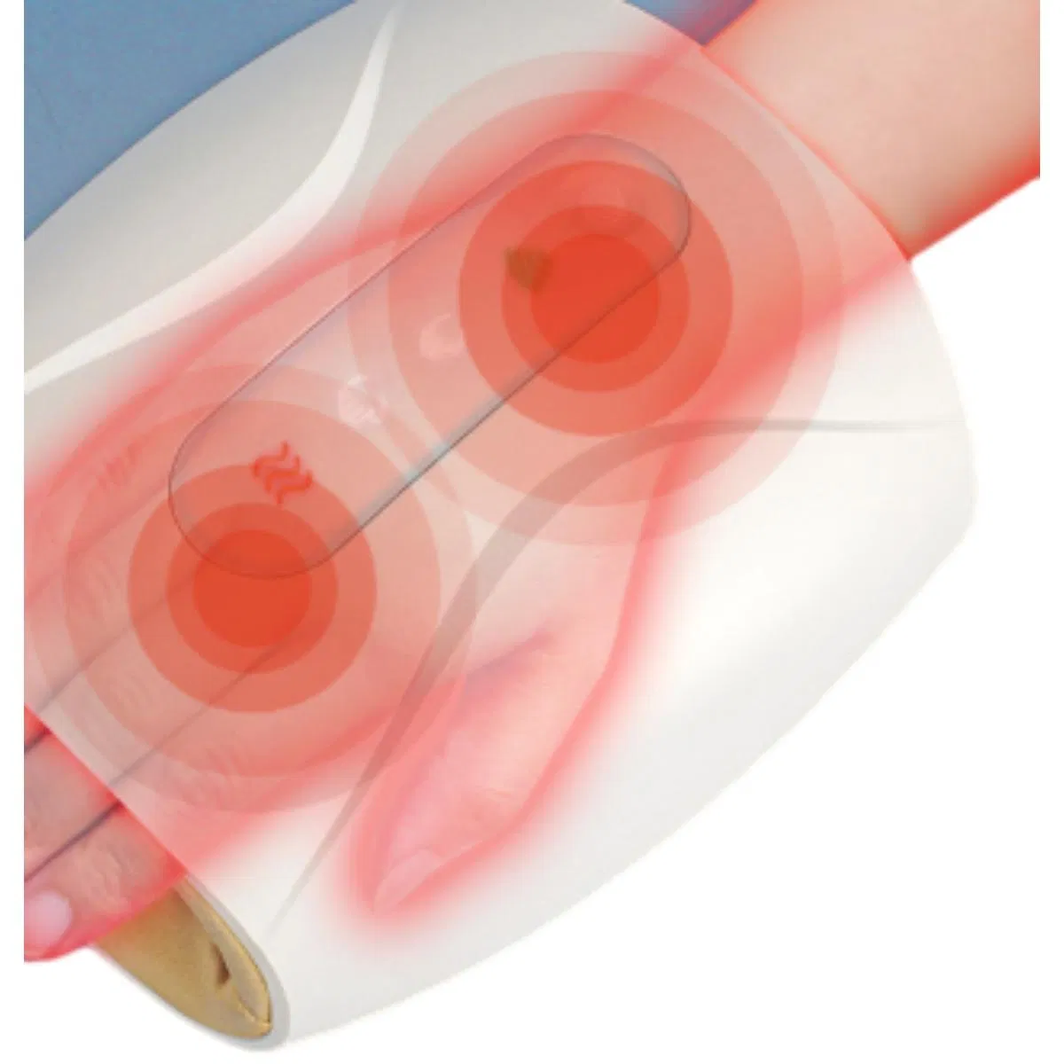 Hot Hand Wrist Finger Joint Palm Care Kneading Heating Massage Device