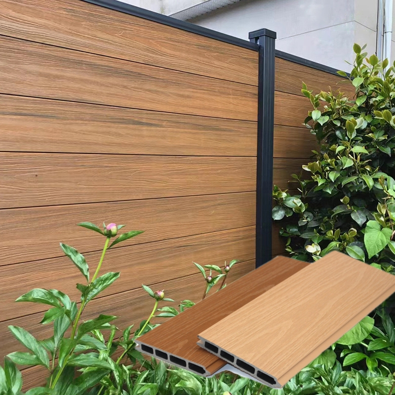 Easy Install Waterproof Mothproof High Quality Wood Plastic Composite WPC Fence Panel