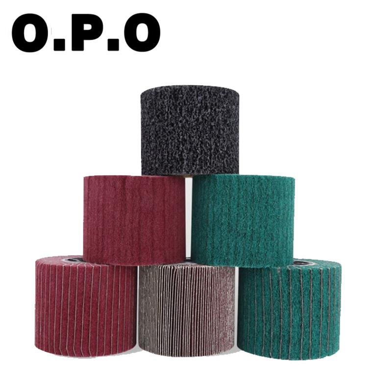 Абразивный нейлоновый щёточный круг для полировки металла