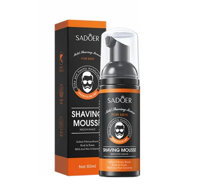 Online Wholesale and Retail Men Shaving Mousse 60ml Men's Shaving Gel Mild Men's Shaving Cream Beard Styling Moisturizing Cream Foam Beard for Shaving