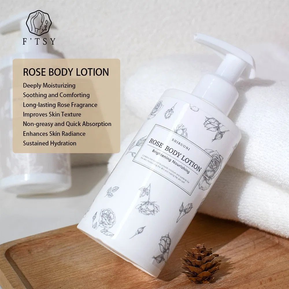 Hot Sale Moisturizing Nourishing Hydrating Rose with Shea Butter Body Lotion