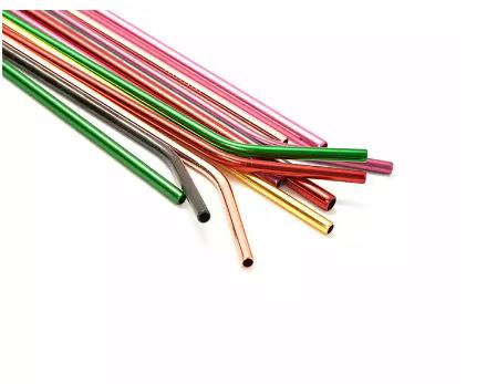 Wholesales Personalized Food Grade Stainless Steel Straw Set with Bag