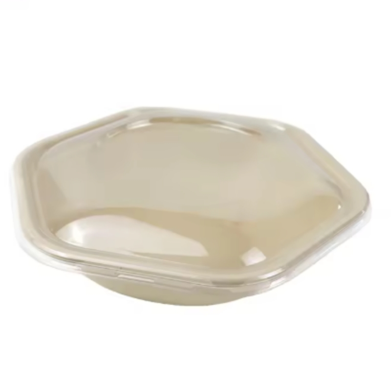 Disposable Salad Hexagonal Bagasse Bowl