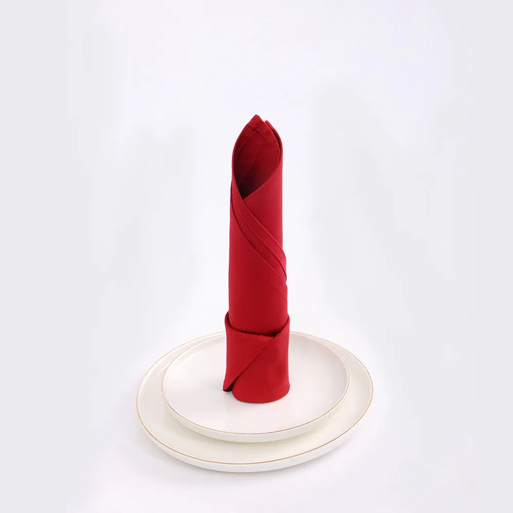 Wholesale Modern Solid Color Soft Quality Washable Cotton Kitchen Mouth Napkins