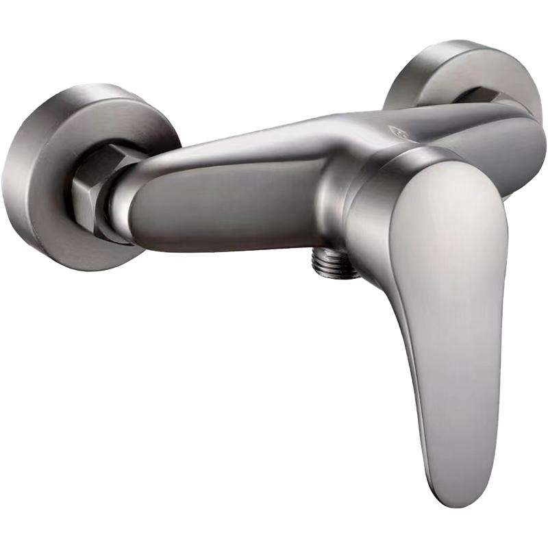 Смеситель для ванны хром, настенный, с дождевым режимом