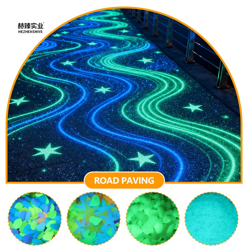 Landscape Paving Glowing Stones Starlight Runway Fluorescent Stones for Landscaping