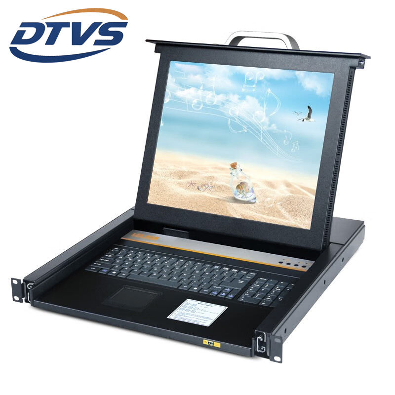 32-портовый KVM-коммутатор RJ45, 1U, удалённое управление