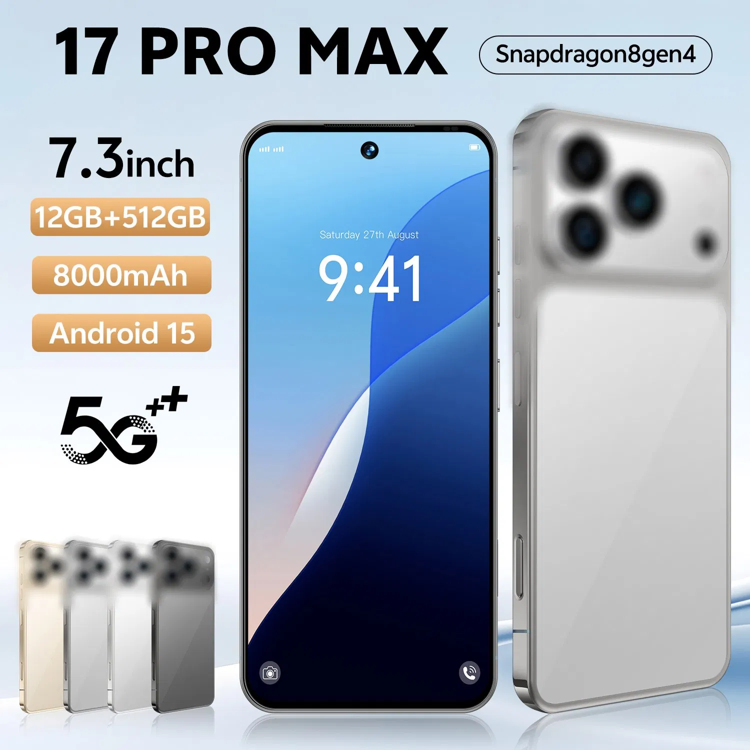 Смартфон 17 PRO Max 16GB+1TB, 5G, AMOLED 120Гц
