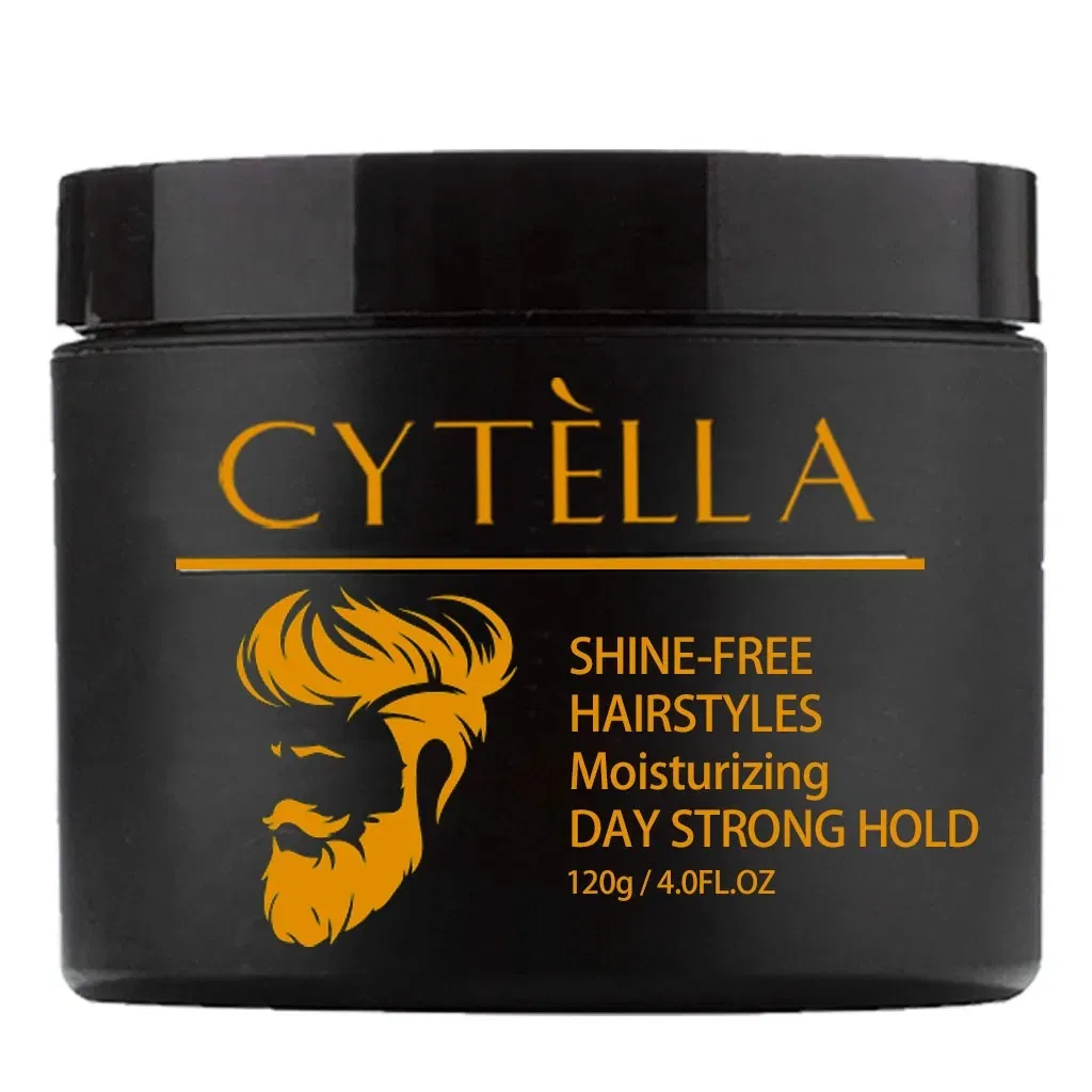 Custom Logo Natural Matte Look Men Hair Styling Clay Wax Mud Paste Strong Hold