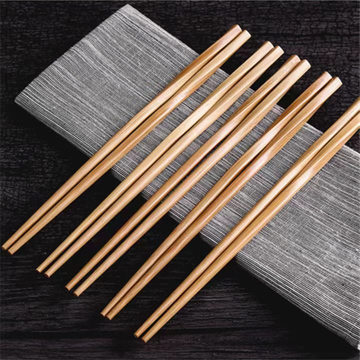 24cm Eco-Friendly Reusable Gift Custom Logo Print Twist Shape Bamboo Chopsticks for Cooking and Eating