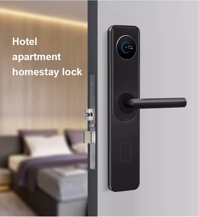 Hotel Room Lock Intelligent Electronic Safe Hotel Door Lock with Software and Card Encoder