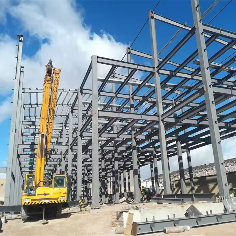 Heavy Duty Industrial Steel Shed for Raw Material Outdoor Storage