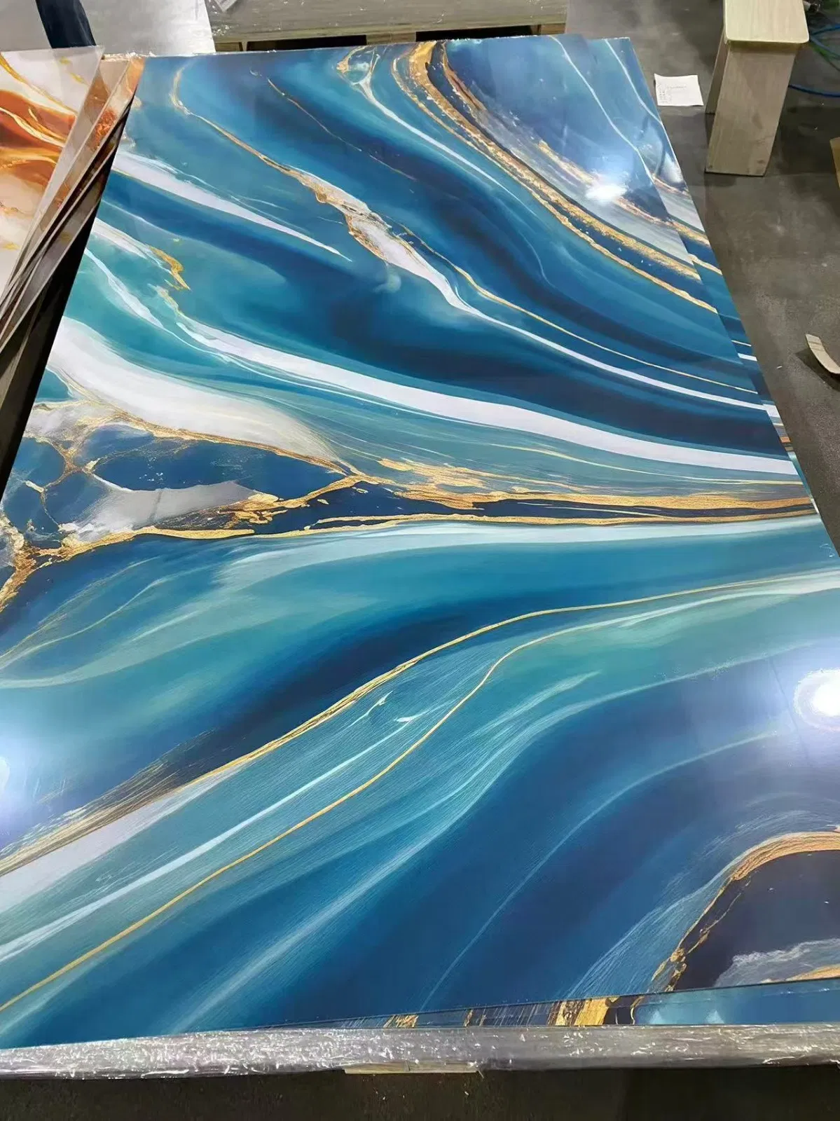 New Design 3D Printing Wall Panel PVC Panel Marble UV Board
