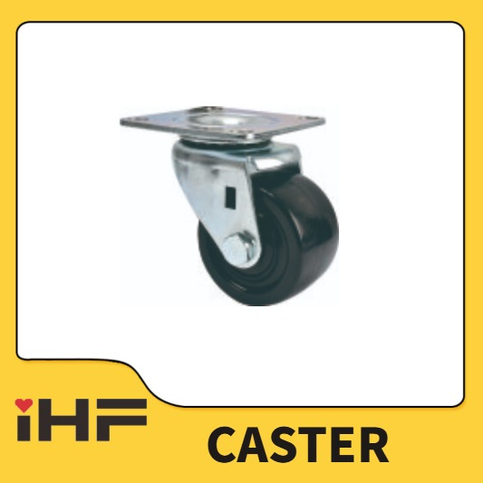 Light-Duty Rigid Casters and Side-Brake Swivel Casters
