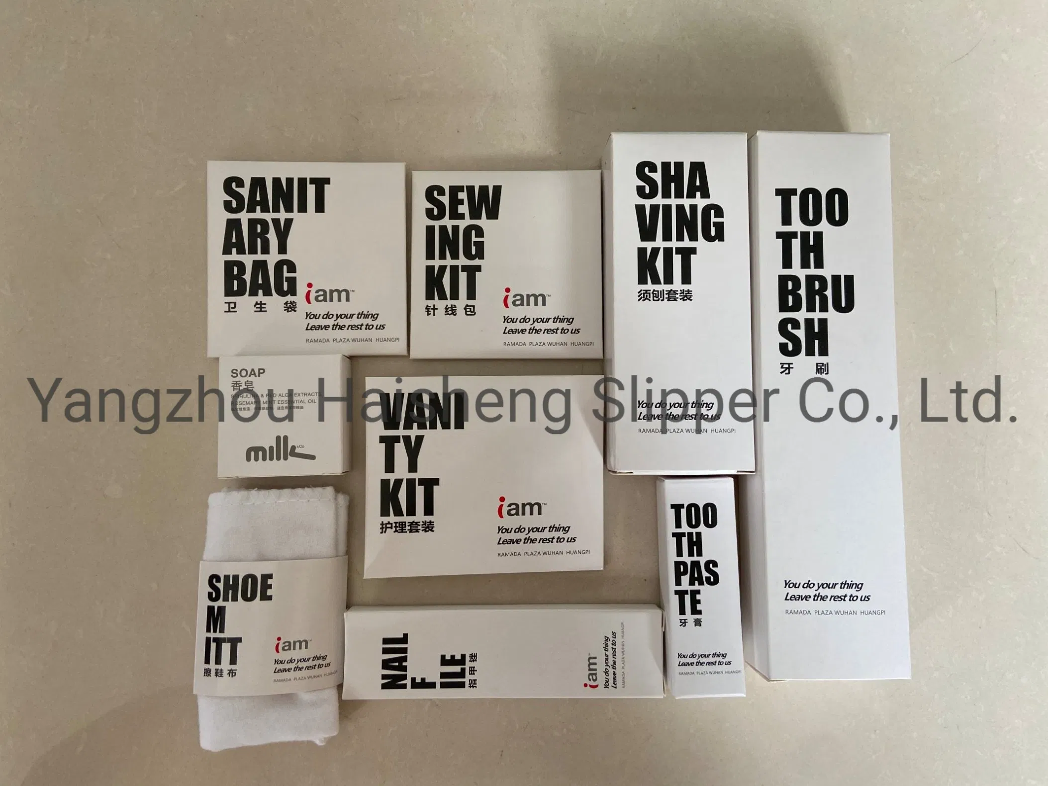 Cheap Hotel Amenities High Quality Bathroom Kits Disposable Toiletries Supplies for Guest