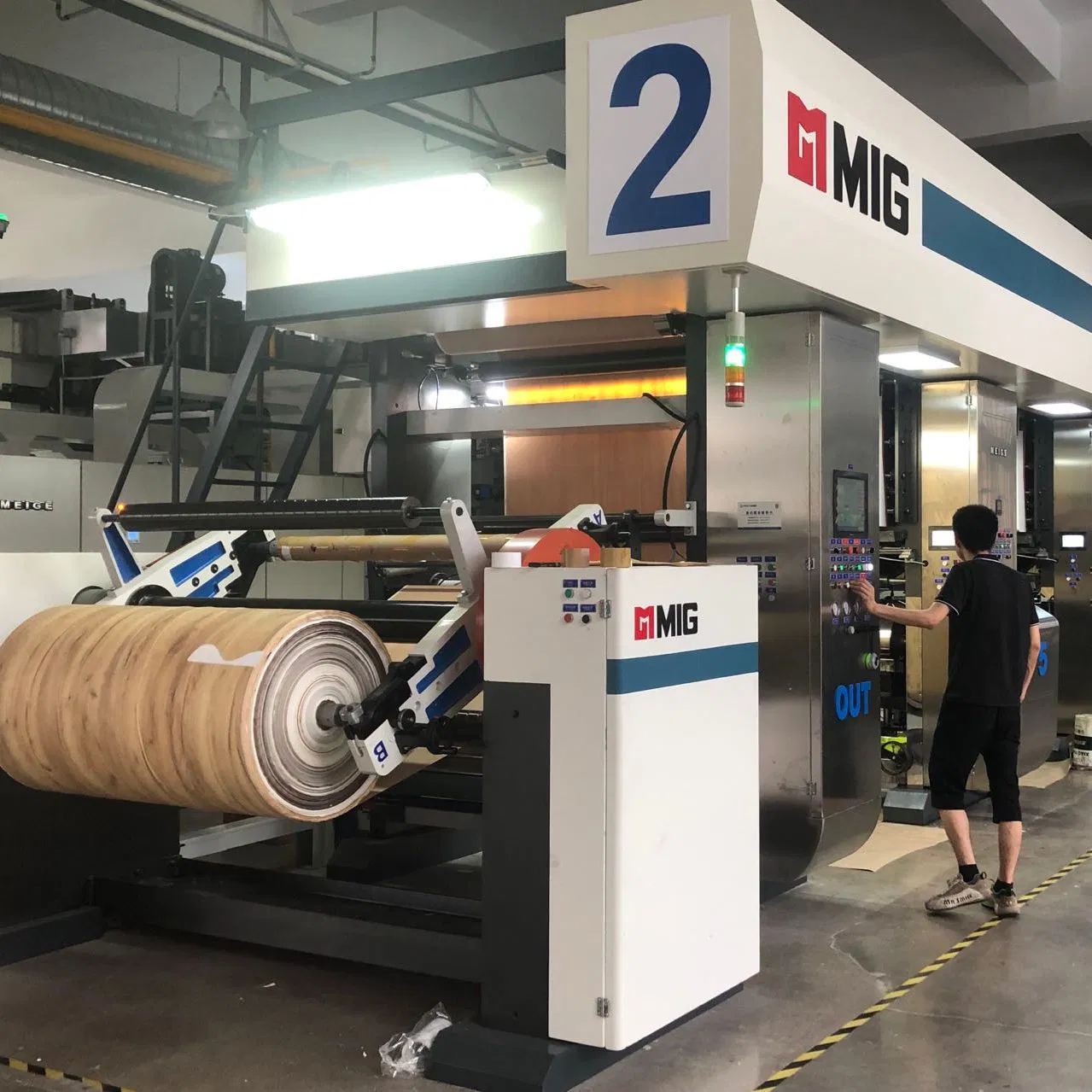 1250mm Woodgrain Impregnated Melamine Paper for MDF