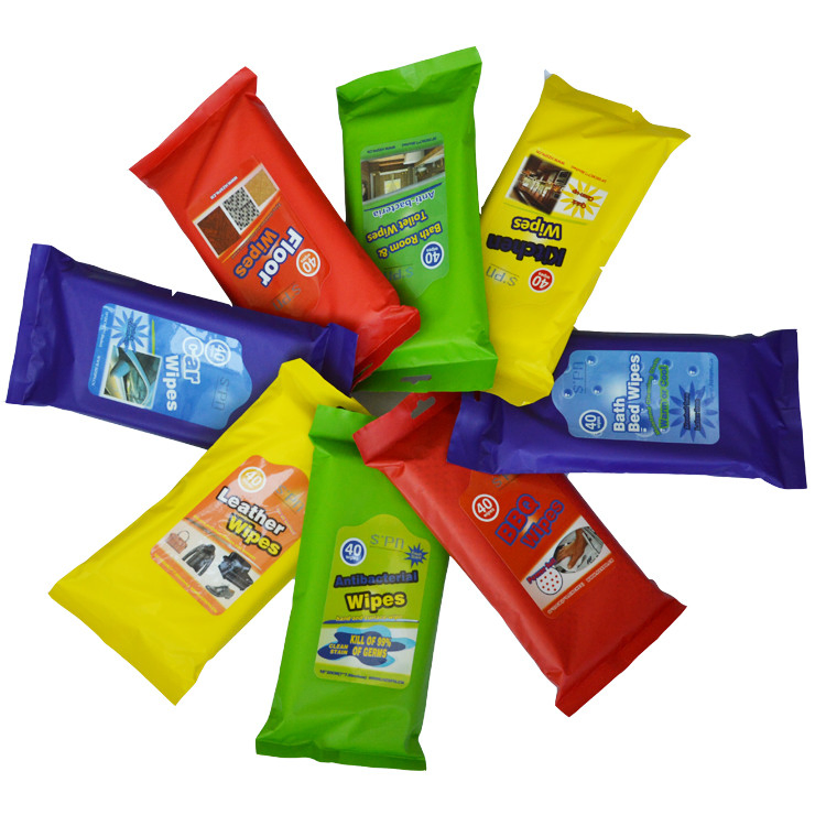 Antibacterial Wet Wipe Sterilization Surface Cleaning Disposable Hand Adult Wipe Kitchen Floor Bathroom Leather Glass Multi Function Wet Wipes