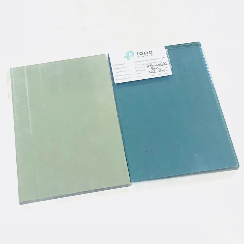4.7mm, 5mm, 6mm, 8mm, 10mm Dark Blue Reflective Glass for Home Decoration (R-MB)