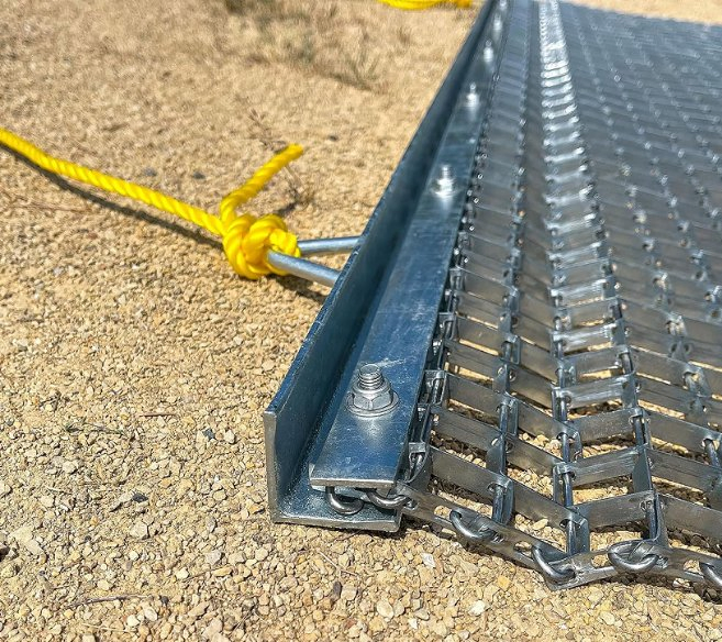 3'x4' 6ftx4FT Sport Rigid Galvanized Steel Infield Drag Mat