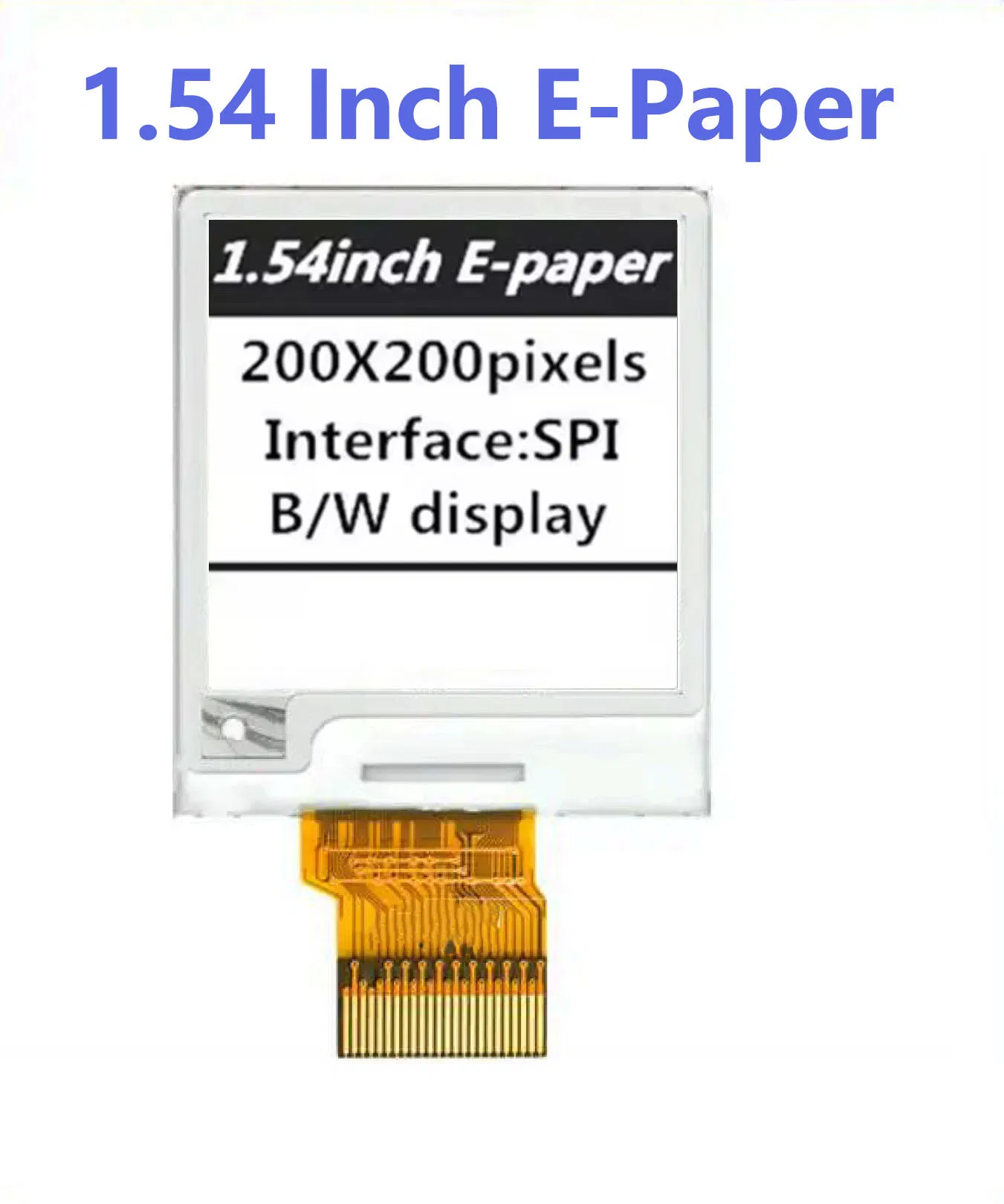 Customization According to Requirements Small Size and Light Weight 1.54 Inch ESL Price Tag with 200*200 Eink Screen OEM ODM Risk Control Critical Timing