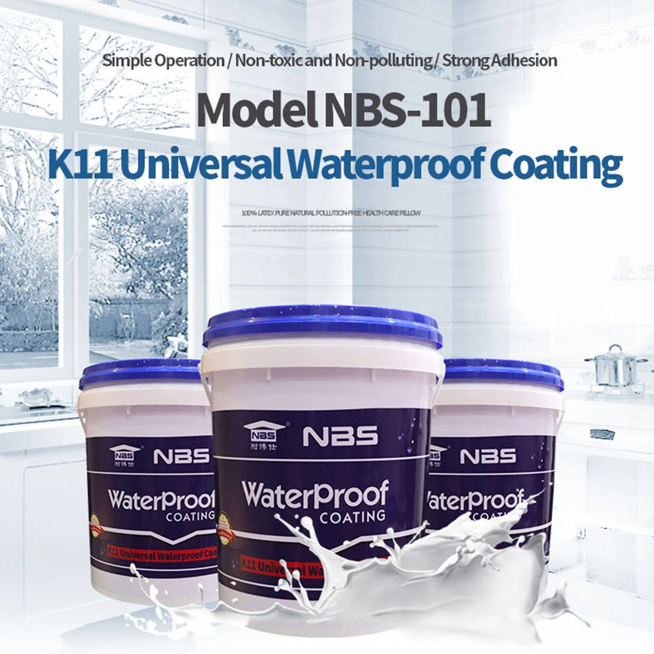 Nbs 20kg Universal Waterproofing Coating K11 Popular for House Apartment Project