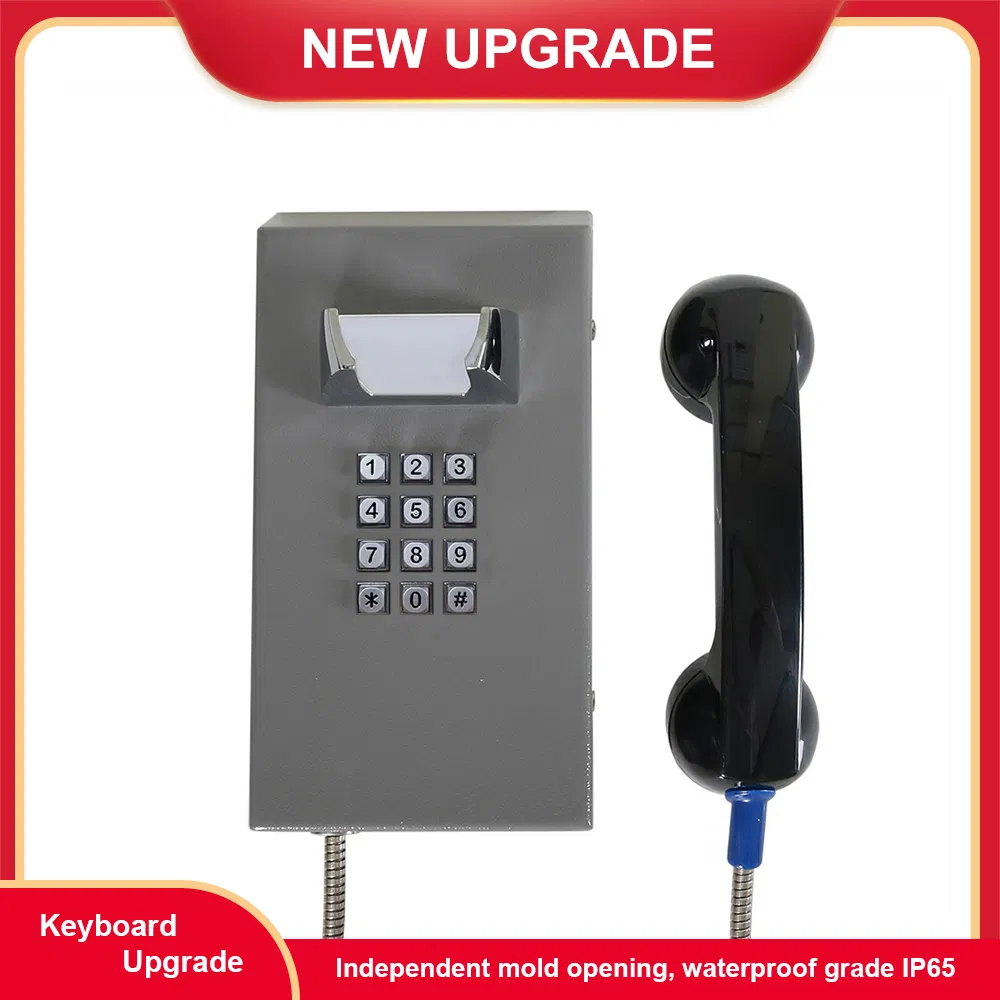 Coinless Inmate Phone with Analogue or VoIP Version Optional