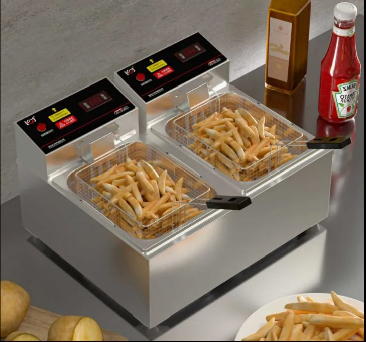 Hot-Selling Commercial Double-Pot Fryer