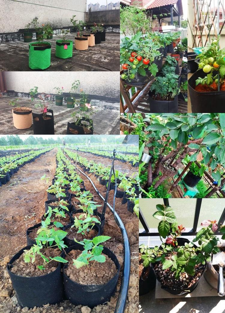 Тканевый горшок для растений Grow Bag