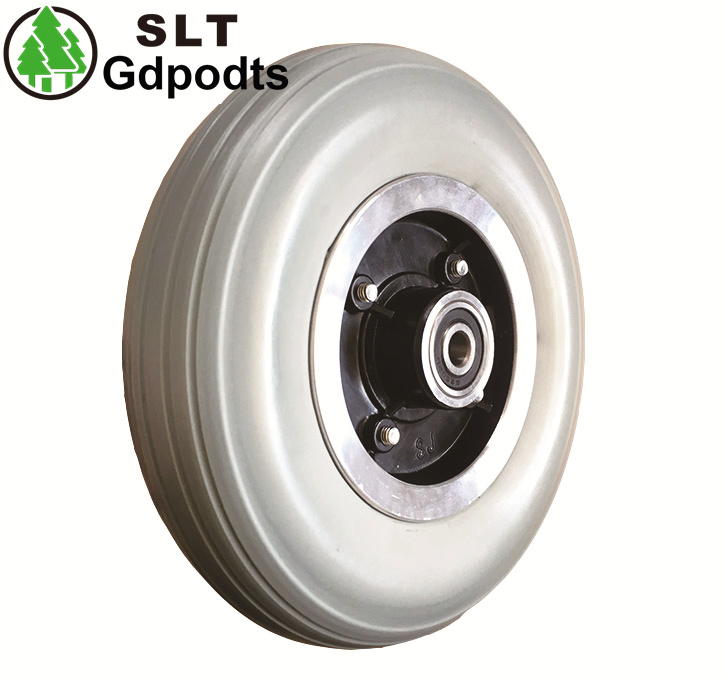 200X50 PU Wheel Wheelchair Wheel Caster Wheels PP Rim