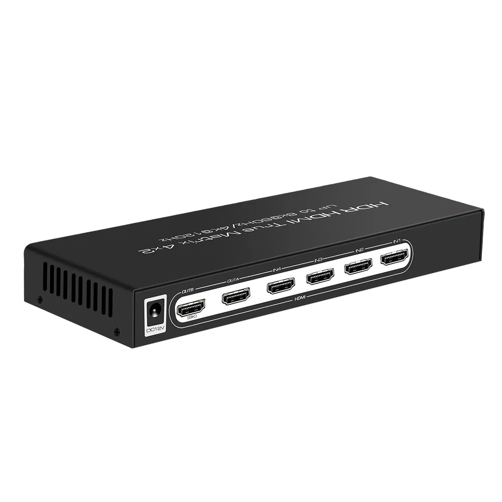8K HDR HDMI True Matrix 4x2 without Audio