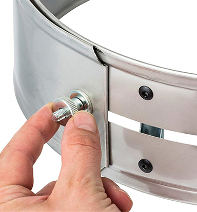 Ssm Adjustable Stainless Steel 304 Pot Skirt Stove Accessory