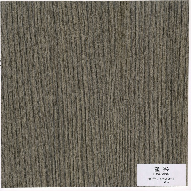 Factory Supply PU Decorative Paper Furniture Chipboard Finish Foil Paper