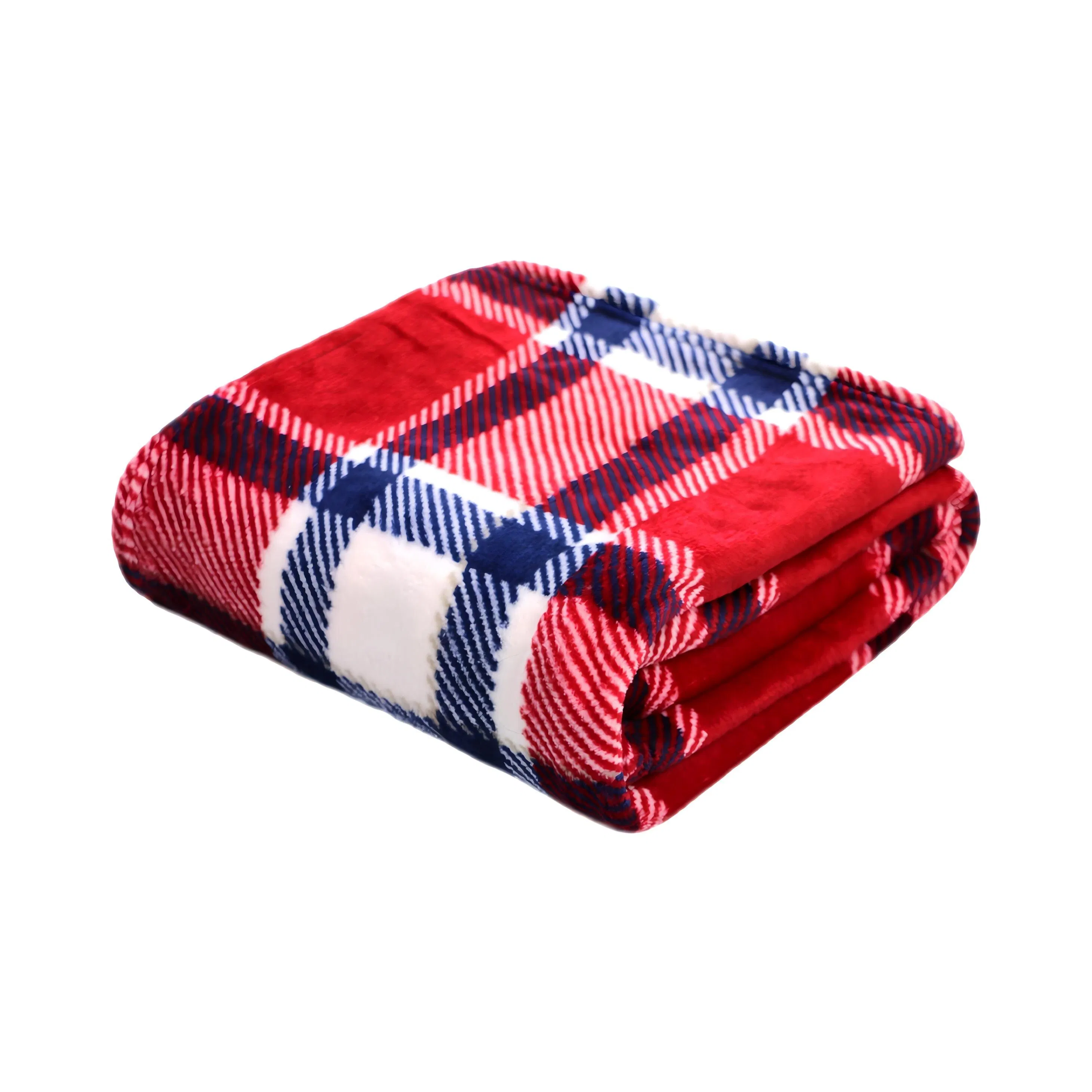 Soft Cozy Polyester Warm Comfortable Flannel Scottish Plaid Blanket