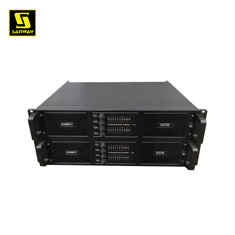 Sanway D20kq DSP Professional Audio Amplifier Quiet Fans Power Amplifier for Home Theater