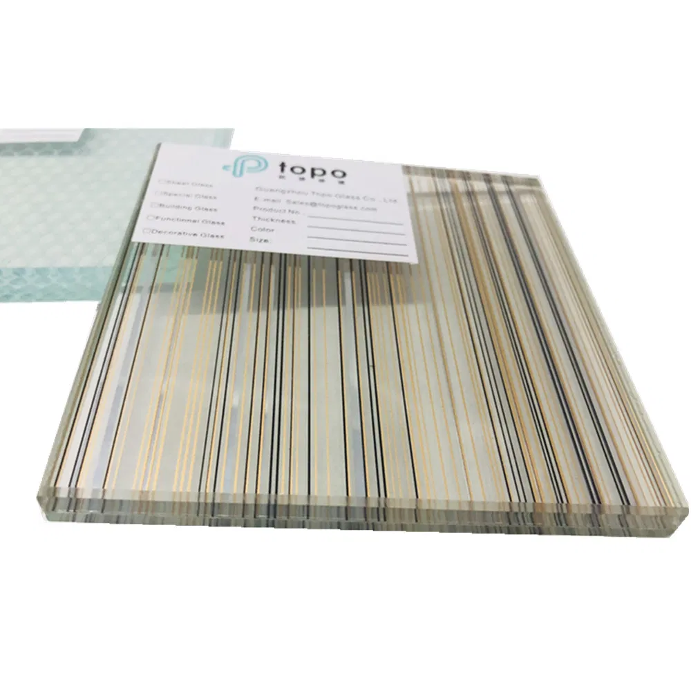 Guangzhou Topo Glass Accept Customized Your Laminated Glass Wire Glass (PLW-TP)