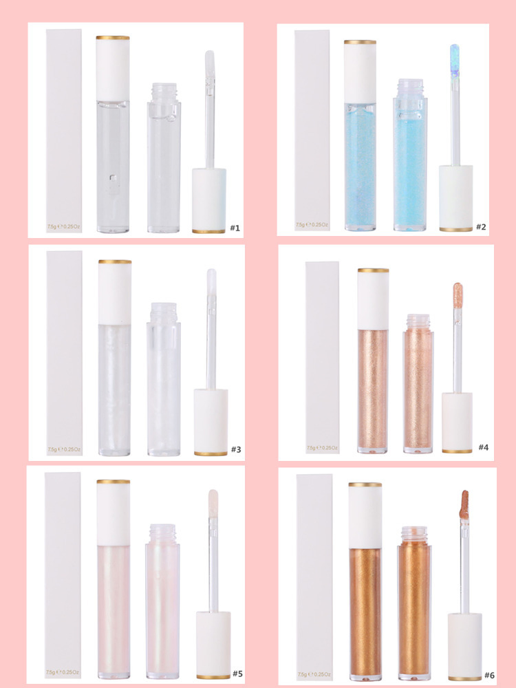 Factory Supply 25-Colors Oily Lip Lipstick Gloss Pearl Gloss Lip Gloss Transparent Lip Gloss