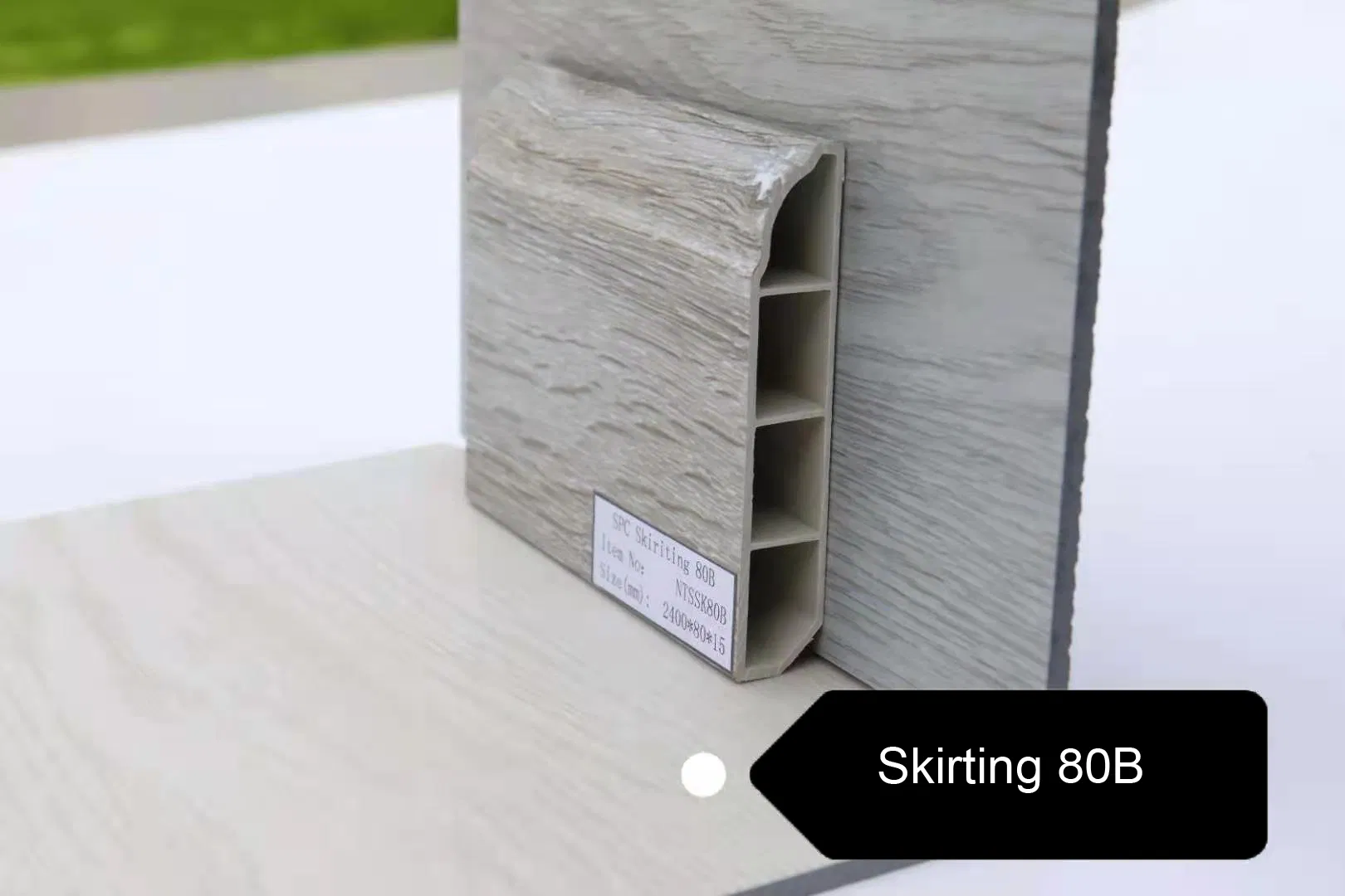 Vinyl Plank Flooring Accessories, PVC Moulding, Spc Skirting Baseboard