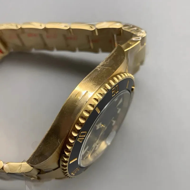 Super Watch, a 40mm All-Gold Black One From C Factory in a New Batch, Has a Dandong 3135 Movement Equipped.