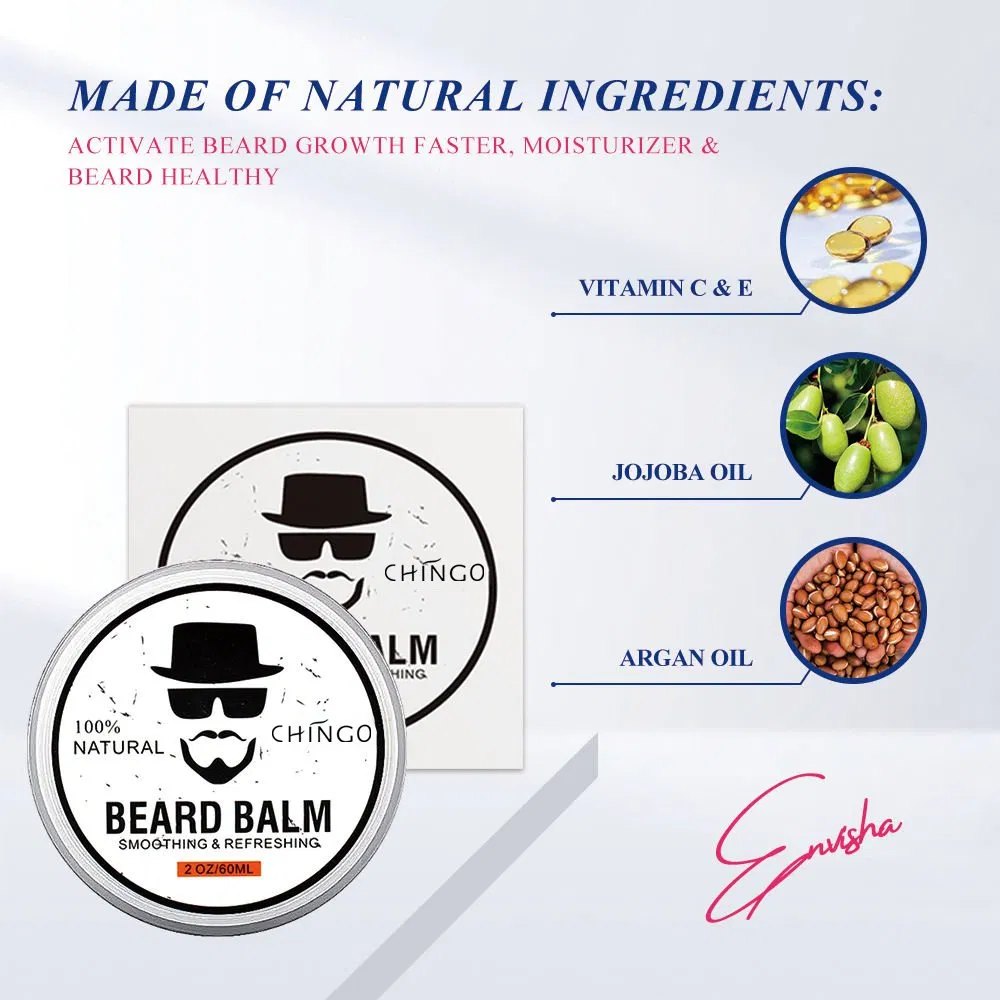 Men's Beard Care Repairing Moisturizing Strengthening Beard Oil Balm