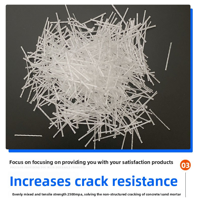 Premium 50mm Polypropylene Steel Fiber for Concrete Reinforcement