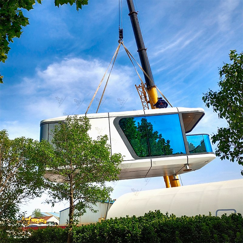 Sleeping Capsule Prefab Modern Cabin Tiny House Luxury for Golf Course