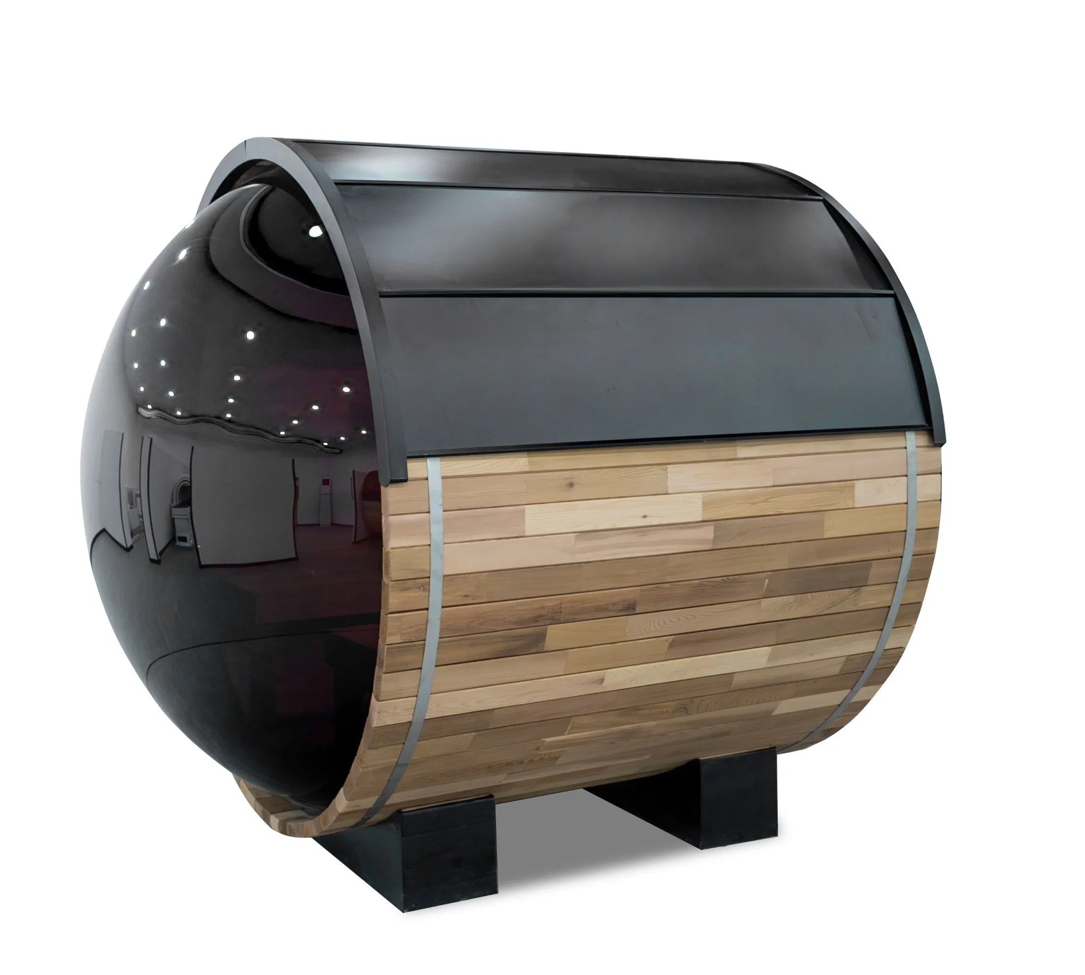 Сауна-бочка из кедра и ели на 4 человека