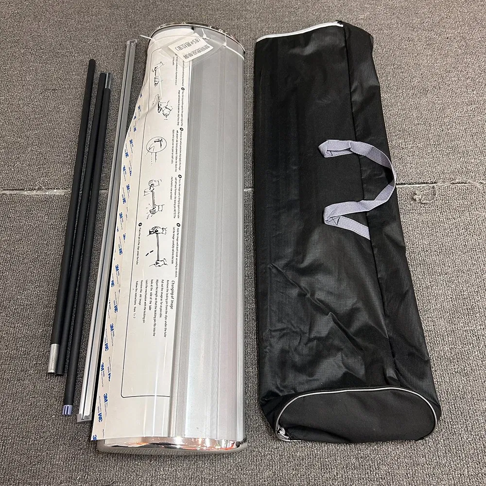 Portable Advertising Display Stand Booth Promotion Event Trade Show Roll up Banner Stand Pull up Banner Stand Vinyl Banner Roll